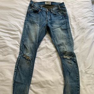 One Teaspoon Desperados Low Rise Jeans